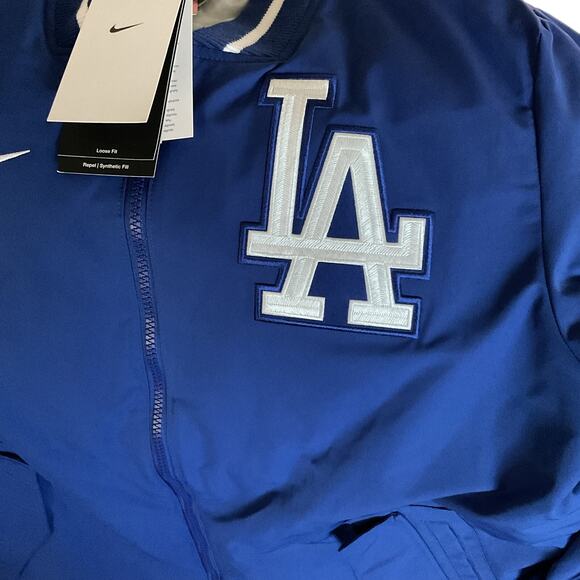 Authentic Los Angeles Dodgers Blue On Field Performance Jacket Men Small NEW NWT - Picture 12 of 12